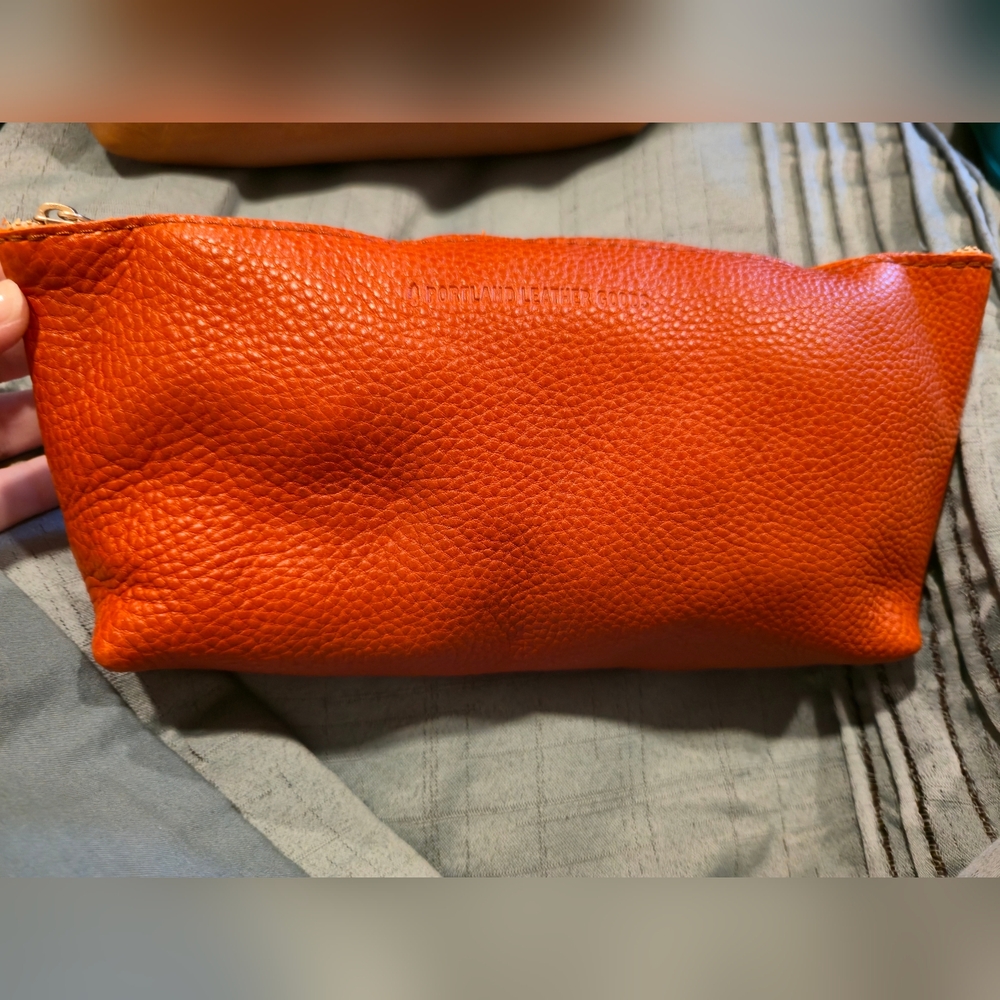 Portlans Leather Orange Utility